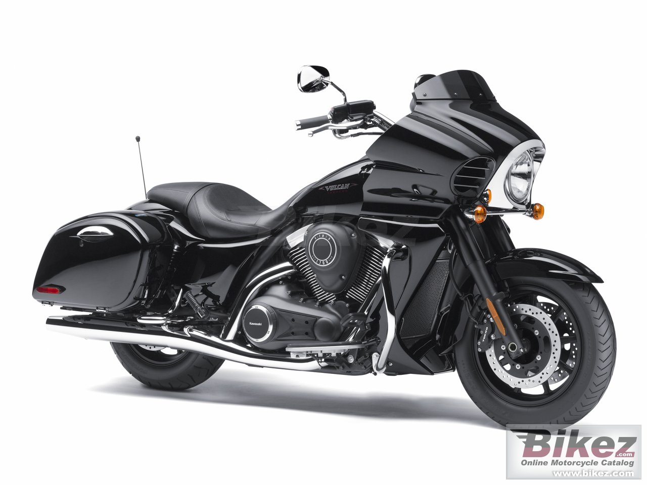 Big Kawasaki vulcan 1700 vaquero picture and wallpaper from Bikez.com